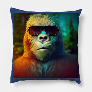 Dope Sasquatch in Nature Pillow