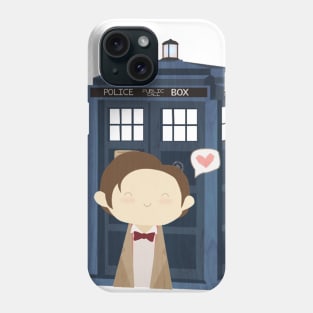 TARDIS and 11th Phone Case