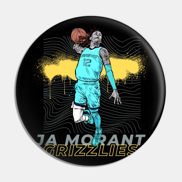 JA MORANT YELLOW GRIZZLIES Pin by Basic Lee