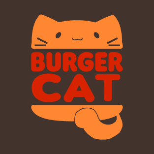 Burger Cat Vintage T-Shirt