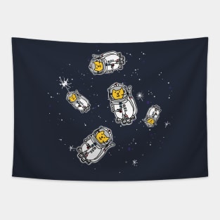 Astronaut Cats Need Space Tapestry