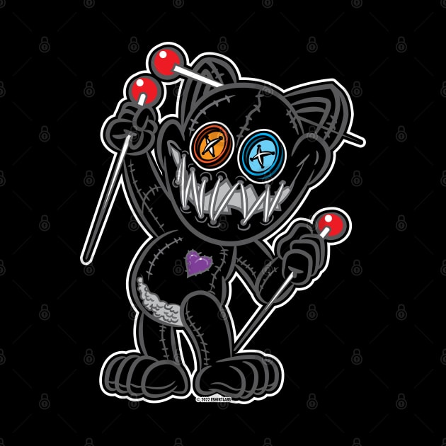 VooDoo Kitty Black Cat Doll by eShirtLabs