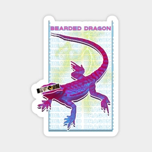 beaded dragon streetwear Magnet