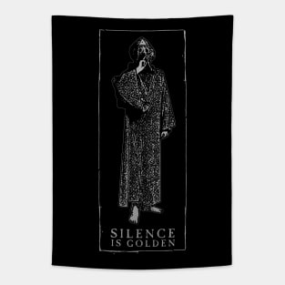 Silence is golden crowly Tapestry