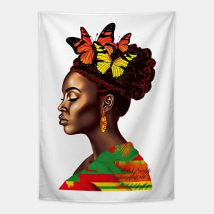 Juneteenth Black History Woman #1 Tapestry