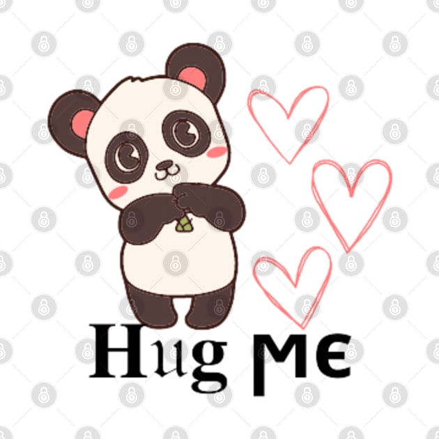 baby panda just needs a hug by DREAMBIGSHIRTS