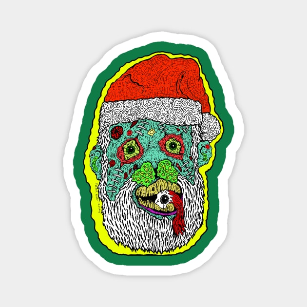 Awful Santa Magnet by Pop Wasteland