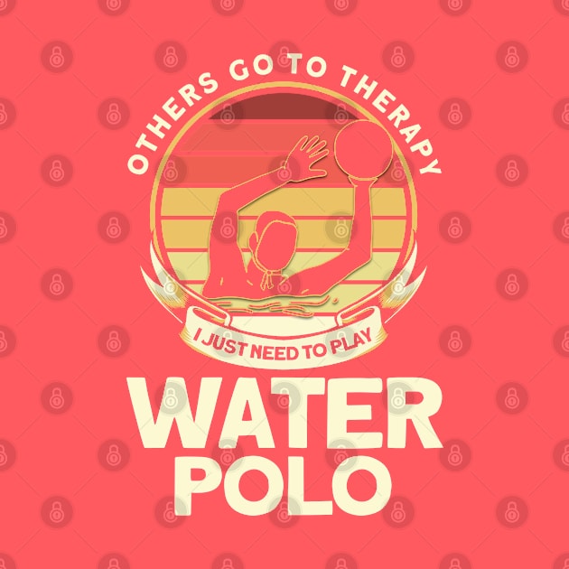 Water Sport Training Water Polo by Toeffishirts