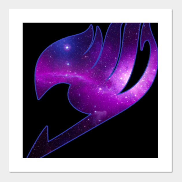 Fairy Tail Galaxy Universe Guild Symbol Purple Anime And Manga Posters And Art Prints Teepublic