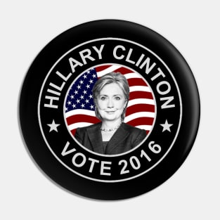 Hillary Clinton US Flag Pin