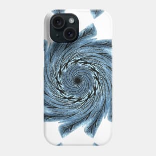 Blue Watercolor Snowflake Pattern Christmas Phone Case