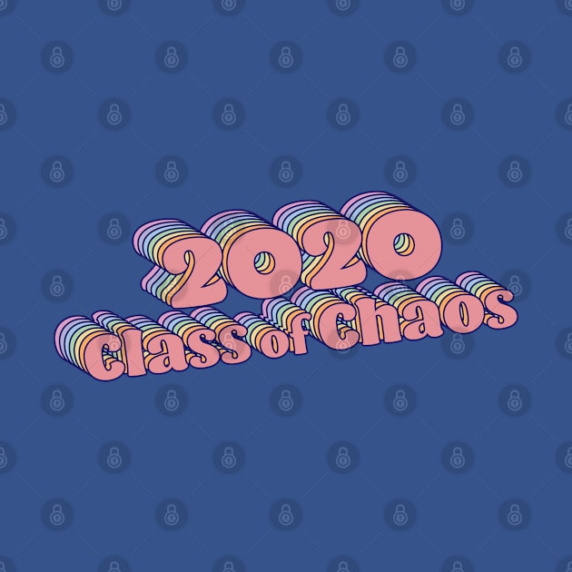 2020 Class of Chaos - Rainbow Retro Girl by Jitterfly