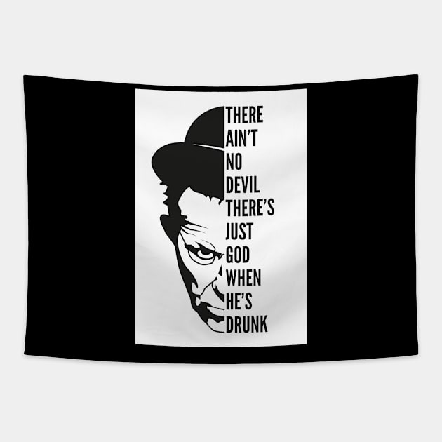 Tom Waits - No Devil Tapestry by sqwear