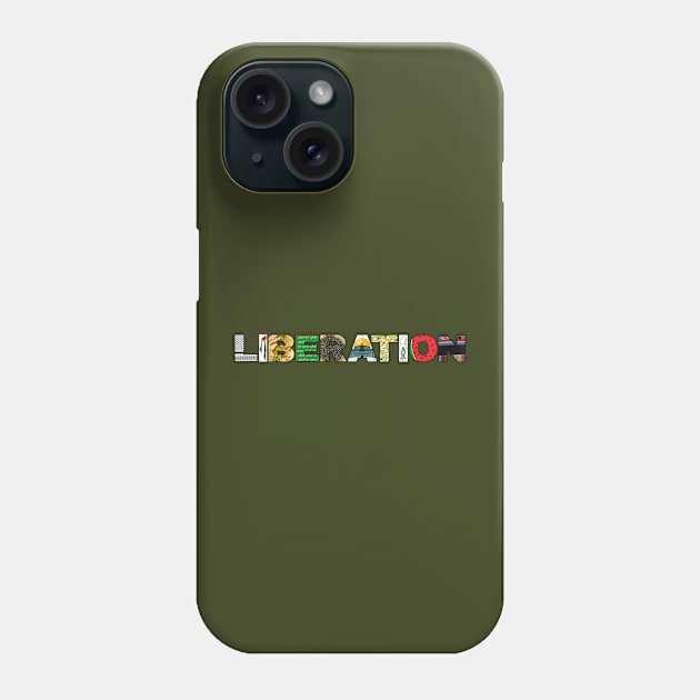 LIBERATION - PALESTINE Images - Front Phone Case by SubversiveWare