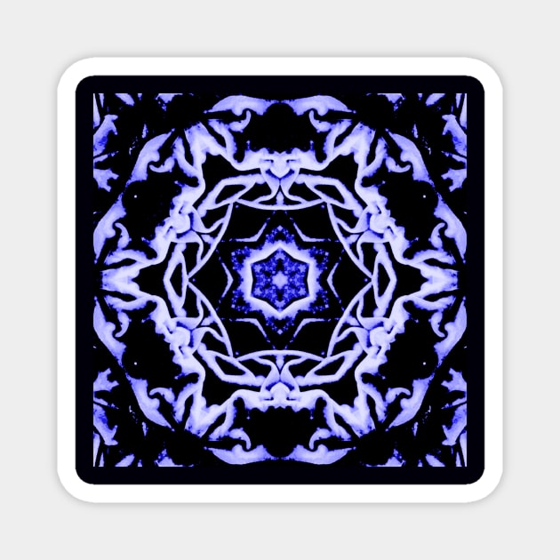 Icy Blue Pattern Magnet by Amanda1775