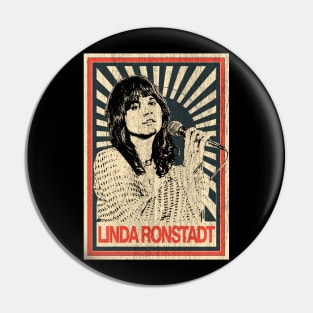 Vintage Poster Linda Ronstadt 1977s Pin