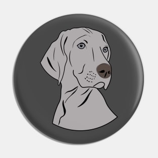 Weimaraner Dog Puppy Love Pin