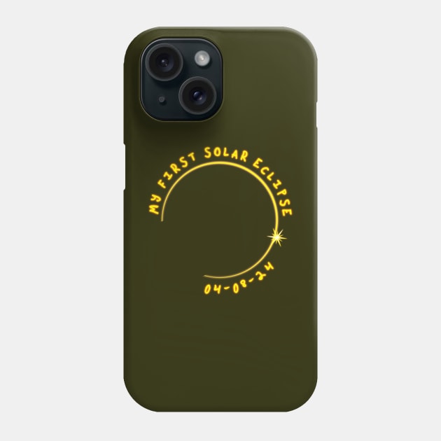 My first Solar Eclipse.  04-08-24 Phone Case by Blended Designs