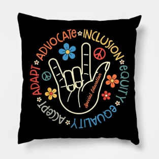 Special Education Teacher Inspirational SPED Teachers Autism Pillow