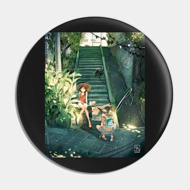 Stairs Pin by SimzArt