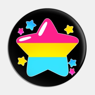 LGBTQ+ Pride Flag Stars - Pansexual Pin