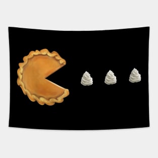 Pumpkin Pie Pacman Tapestry