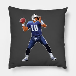 Vince Young #10 Throw A Pass Pillow