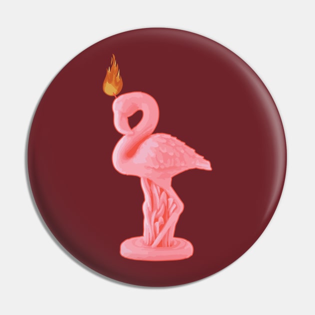 Umbrella Academy Flamingo Pin by UnOfficialThreads