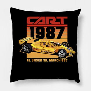 Al Unser Sr. 1987 80s Retro Pillow