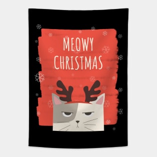 meowy christmas Tapestry