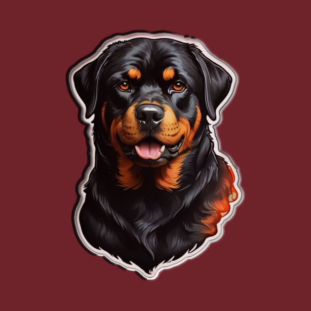 Rottweiler dog by HTA DESIGNS