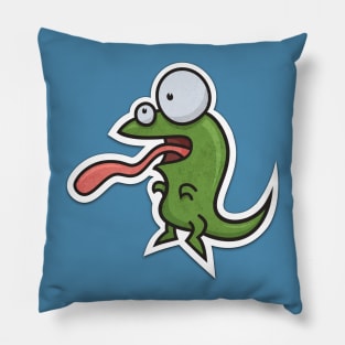 Crazy Lizard Pillow