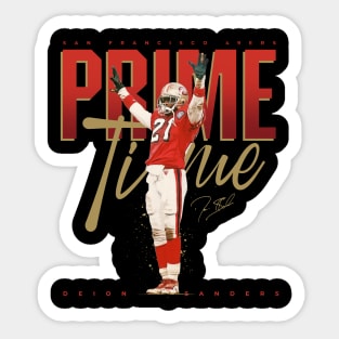 Deion sport Sanders Deion sport Sanders Retro Aesthetic Fan Art 80s  Sticker for Sale by TrendySunies