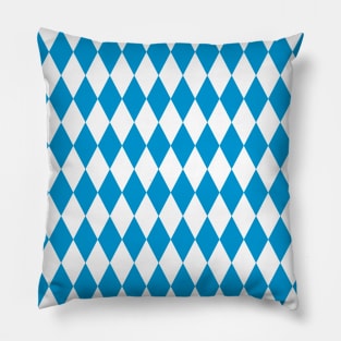 German Bavaria Bavarian Pattern for oktoberfest background Pillow