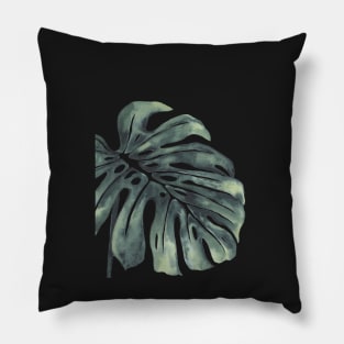 Monstera Half Leaf 4 Pillow