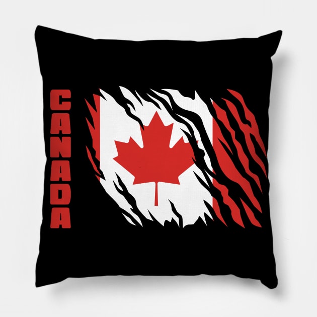 Canada, Canadian Flag Pillow by ThyShirtProject - Affiliate