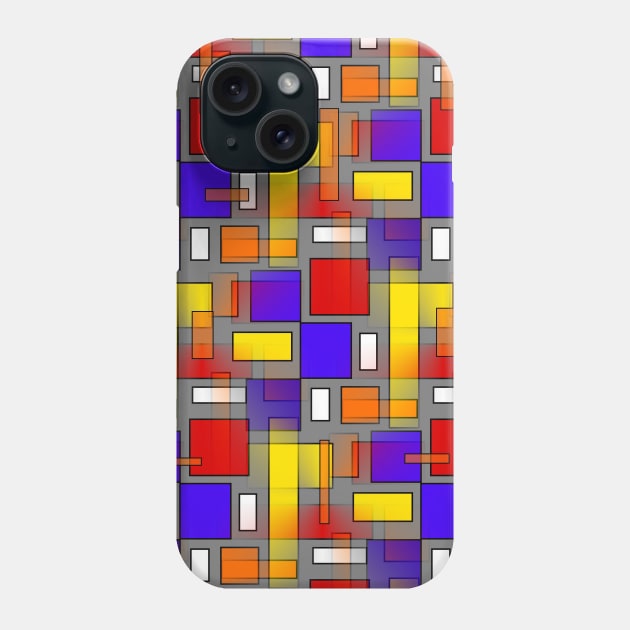 COLOR Mix Abstract Art Phone Case by SartorisArt1