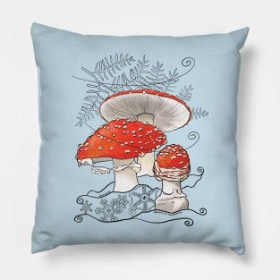 Amanita in the Winter Pillow