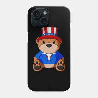 Uncle Sam Teddy Bear Phone Case