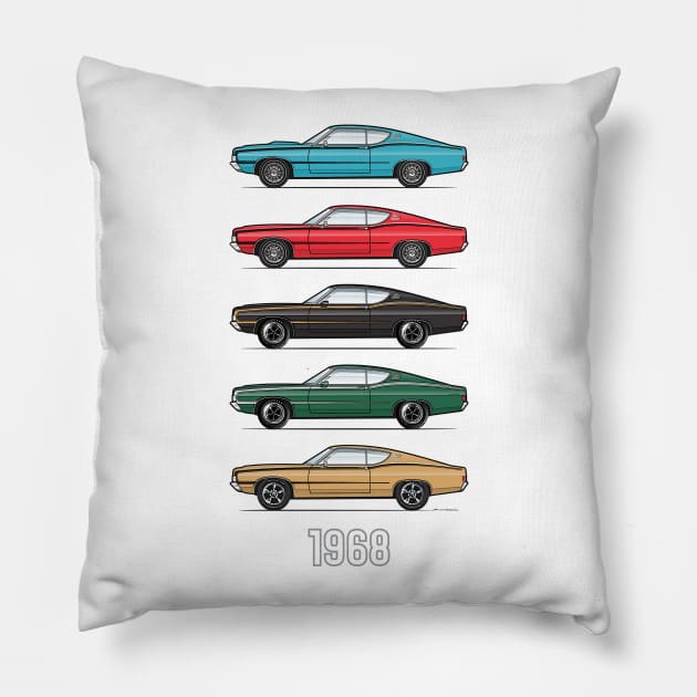 Five Fairlanes Pillow by JRCustoms44