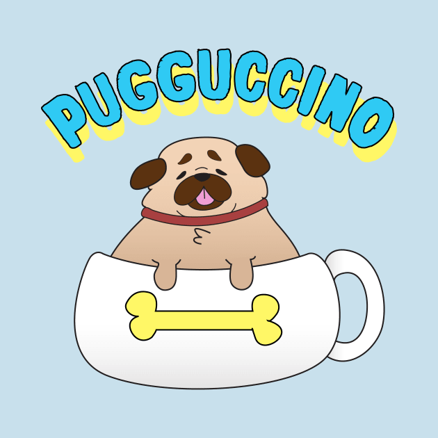 Pugguccino by LaurTheDino