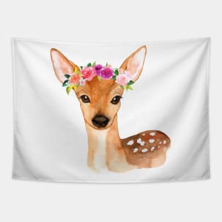 Cute Floral Gazelle gift for Gazelle & Deer lover Tapestry