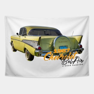 1957 Chevrolet BelAir 4 door hardtop sedan Tapestry