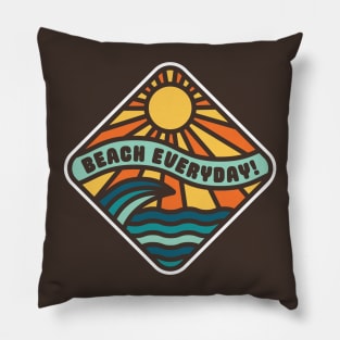 Beach Everyday (Version 1) Pillow