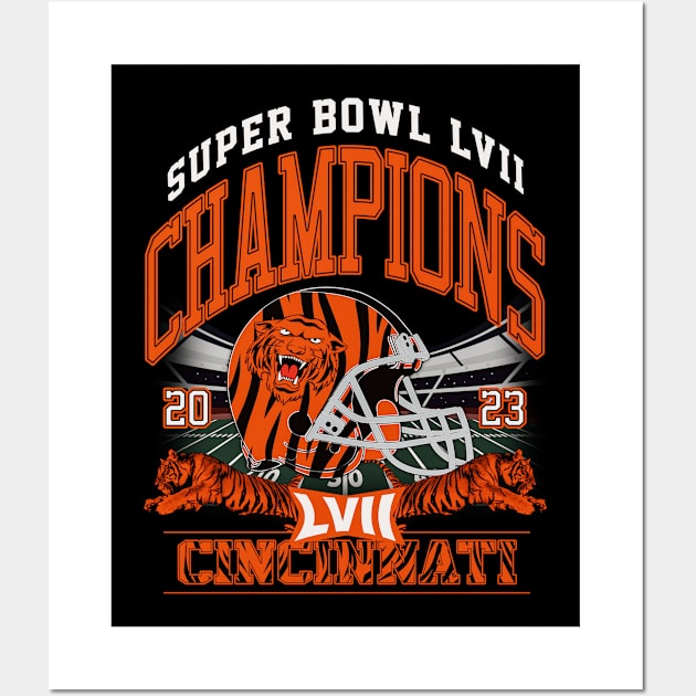  Cincinnati City Bengals Championship Poster American Football  Canvas Wall Art Pattern Print Artwork Living Room Bedroom Decor Poster  (Unframed canvas,12x14inch): Posters & Prints