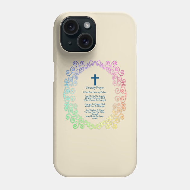 Serenity Prayer Phone Case by  EnergyProjections