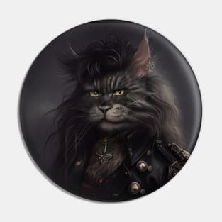 Metal cat Pin