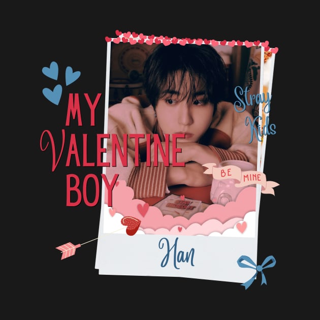 Han My Valentine Boy Stray Kids by wennstore