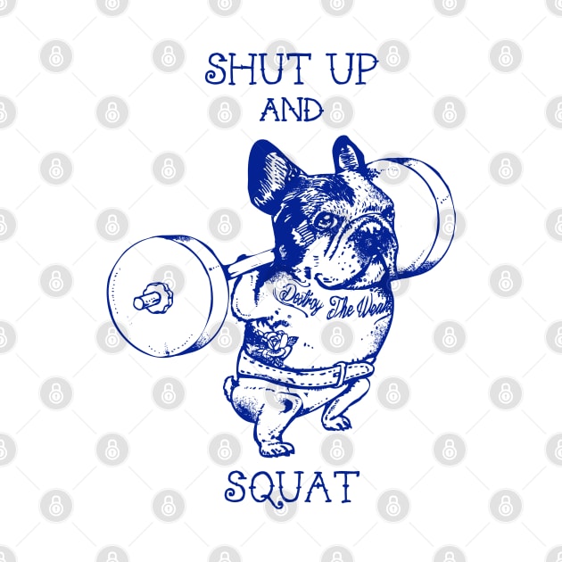 Frenchie Squat by huebucket