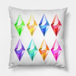 Glittery Plumbobs Pack Pillow